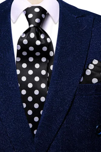 Vista 145 de Hi-Tie Corbatas de seda para hombre, diseño de cachemira a rayas, con bolsillo, gemelos cuadrados, conjunto formal de negocios