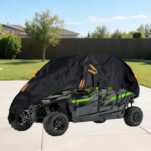 Vista 7 de UTV X3 - Funda impermeable para exteriores, tela Oxford 600D con Pu, cubiertas de protección para todo tipo de clima para Can-Am Maverick X3 XMR XMR