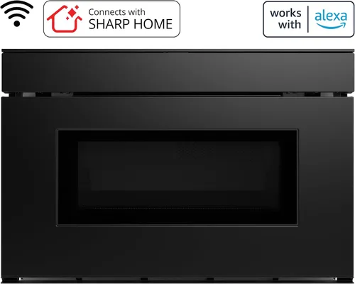 Vista 2 de SHARP SMD2479MB Horno Microondas Inteligente tipo Cajón con Easy Wave Open, 24 pulgadas, 1.2 Pies Cúbicos, 950 Vatios, Panel de Control Táctil