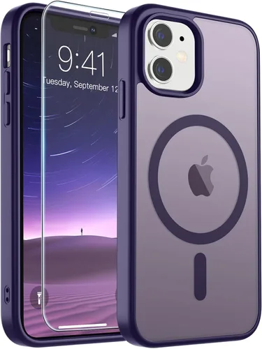 Vista 108 de SUPFINE Funda magnética para iPhone SE 2022 (3ª)/2020 (2ª), iPhone 8 (compatible con MagSafe) (protección contra caídas de grado militar), funda