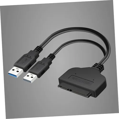 Vista 7 de Mikikit 2 unids 2 1 3.0 adaptador de cable adaptador de disco duro externo para 2.5 pulgadas convertidor de transferencia de datos universal