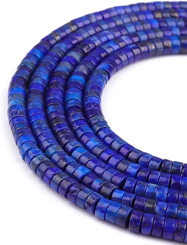 Vista 59 de BEADIA Cuentas Espaciadoras de Jade Natural Africano Planas Redondas Sueltas para Hacer Joyas con Abalorios 3mmx2mm 38cm