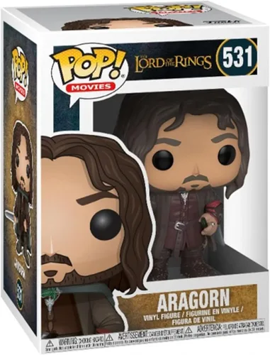 Vista 5 de Figura coleccionable de Aragorn de Lord of the Rings, de la marca Funko