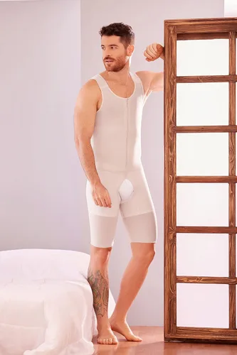 Vista 7 de SHAPE CONCEPT Fajas colombianas para hombres y hombres, faja de alta compresión, moldeadora de cuerpo para hombres 061 064