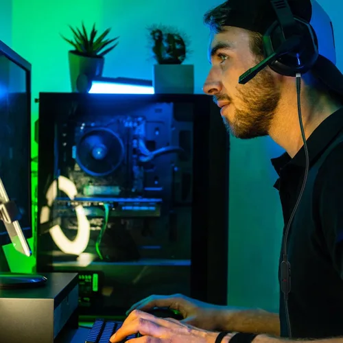 Vista 7 de Cable de audio Cloud Alpha de repuesto con controles de silencio y volumen compatible con auriculares Kingston Cloud Alpha y Cloud Mix