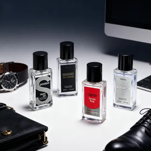 Vista 3 de Set de perfume para hombres, colección de fragancias clásicas con diferentes 4 fragancias, 1.0 fl oz/1fl oz