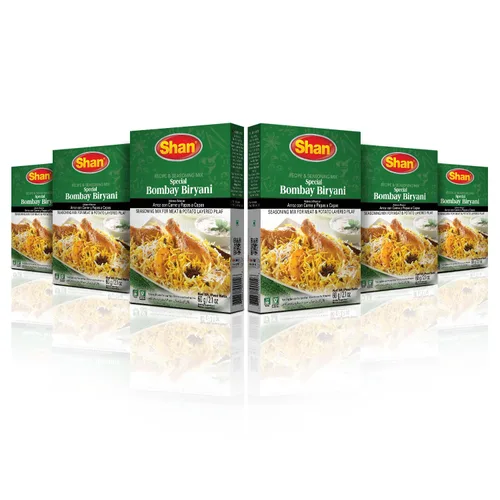 Vista 206 de Shan Chicken 65 - Mezcla de recetas y condimentos de 2.1 oz (60 g) - Polvo de especias para pollo frito picante agridulce - Adecuado