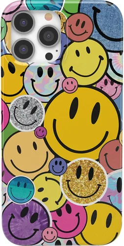 Vista 187 de Casely Funda para iPhone 14 Pro Max All Boo'd Up Fantasma púrpura Compatible con MagSafe Diseño clásico ultrafino
