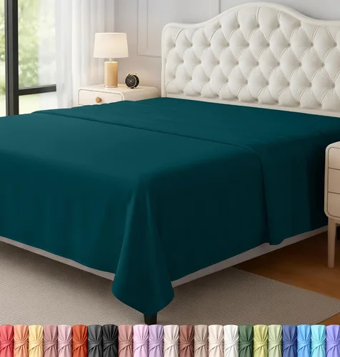 Vista 36 de Utopia Bedding Sábana encimera – 1 paquete (individual, beige) – Tela de microfibra suave cepillada – Sábana superior resistente al encogimiento y a