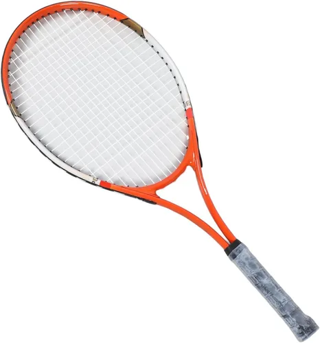 Vista 10 de Raqueta de tenis, equipo de tenis de 27 pulgadas de aleación de aluminio de nailon recreativo raqueta de tenis con bolsa de raqueta