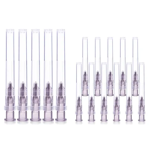 Vista 9 de Aguja de calibre 20 de 1.5 pulgadas con tapa Luer Lock dispensadora accesorios, paquete de 100