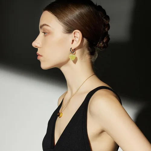 Vista 6 de C.Paravano Aretes de aro para mujer Aretes de aro Aretes colgantes para mujer