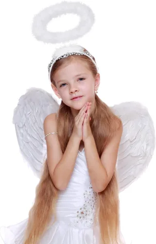 Vista 3 de LIYDE Diadema con halo de ángel, diadema de ángel de plumas, diadema blanca con halo para el cabello, suministros de fiesta de disfraces