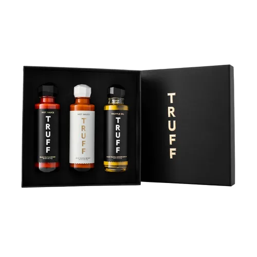 Vista 12 de TRUFF Paquete de iniciación, incluye salsa picante de trufa negra (6 onzas), aceite de trufa negra (5.6 onzas) y sal marina de trufa negra