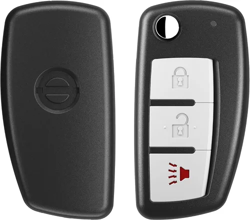 Vista 2 de VOFONO Control remoto de entrada sin llave para coche con llave de encendido sin cortar, compatible con Nissan Rogue 2014 2015 2016 2017, reemplazo
