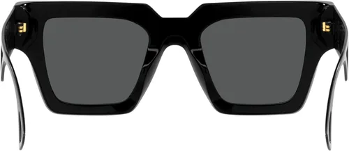 Vista 4 de Versace Woman Sunglasses White Frame, Dark Grey Lenses, 50MM