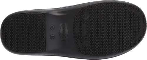 Vista 3 de Crocs Zuecos Neria Pro II para mujer, zapatos de trabajo antideslizantes, Negro