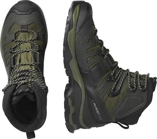 Vista 7 de Salomon Quest 4D GTX - Botas de mochilero para hombre, color olivaoscuro
