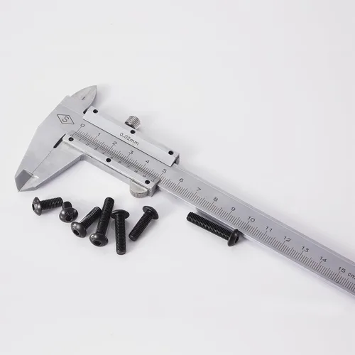 Vista 7 de Tornillos de cabeza de botón M5 x 8 mm, 12 mm, 16 mm, 20 mm, 25 mm, tornillos de cabeza de botón, acero de aleación de grado 10.9, acabado de óxido
