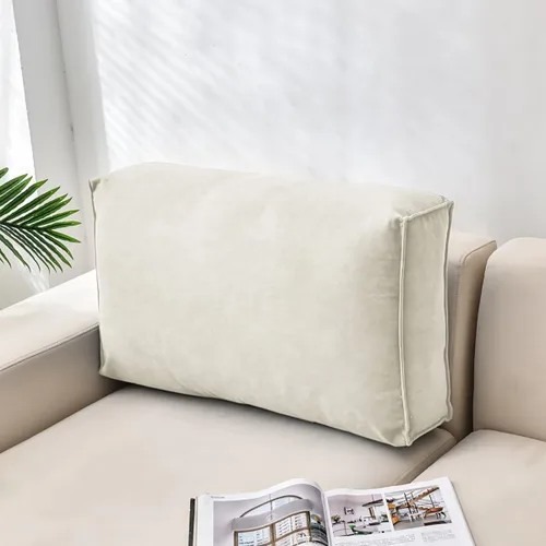Vista 14 de Almohada de lectura rectangular Cojín de apoyo para la espalda, almohada de cabecero, cojín de respaldo suave, cojín de respaldo suave, almohada