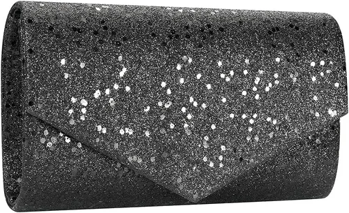 Vista 3 de CurvChic Bolso de noche para mujer, bolso de mano con diamantes de imitación, bolso de fiesta para novia y graduación