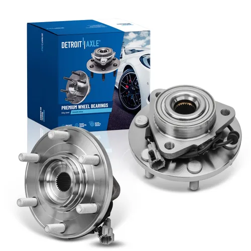 Vista 79 de Detroit Axle - 2.2L Bujes de rodamiento de rueda delanteros de 2 piezas para Honda Accord 90-97, 97 Acura CL, 2 rodamientos de ruedas y conjunto