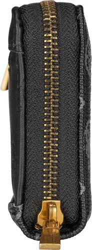 Vista 5 de Guess Abey SLG Large Zip A, Women's Bi-Fold Wallet, Black Logo Multi