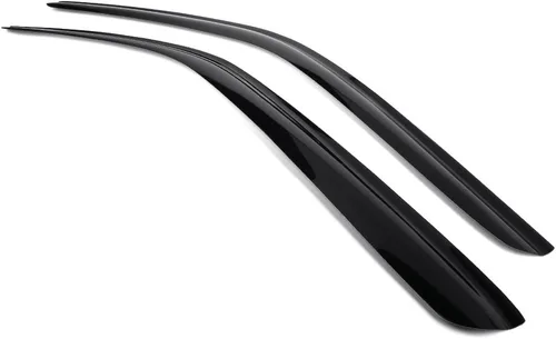 Vista 8 de IKON MOTORSPORTS Visera de ventana externa con cinta, compatible con Dodge Challenger 2008-2023, cubierta protectora de lluvia solar