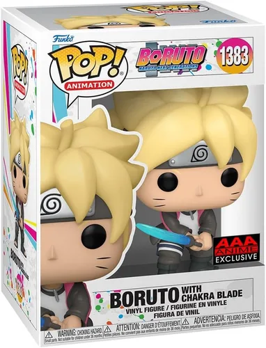 Vista 4 de Funko Pop! Animación: Boruto - Naruto Next Generations Boruto con Chakra Blade AAA Anime Exclusivo Incluido con un Protector de Ático de Byron