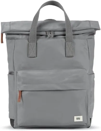 Vista 12 de ORI LONDON Mochila Rolltop para hombre y mujer - Mochila de viaje mediana de nailon para portátil y accesorios - The Canfield, Palta, Mediana