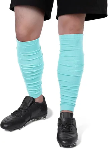 Vista 2 de Century Star Mangas de pierna para hombre, manga de compresión de pantorrilla para hombre, calentadores de piernas para hombres, calcetines