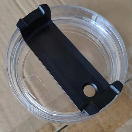 Vista 4 de Accesorios para vasos, tapa de vaso de repuesto para vasos de Dokan92 de 40 onzas (negro), a prueba de fugas y derrames y resistentes a salpicaduras