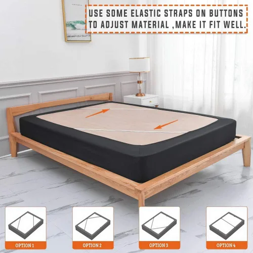 Vista 6 de Funda de colchón para cama doble de seis plazas, funda de resorte, funda de colchón