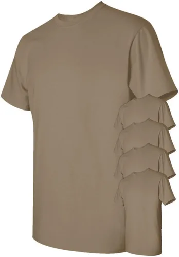 Vista 6 de Gildan Camiseta G500 para hombre Ceniza/baya