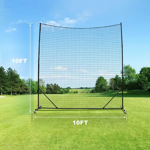 Vista 5 de Sistema de tope de bola - Red de respaldo de fútbol, resistente, alto impacto, barrera de práctica