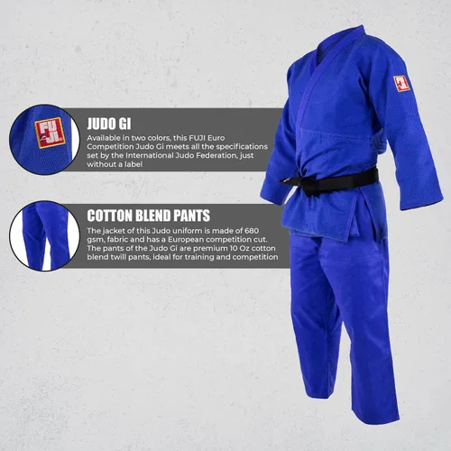 Vista 4 de Fuji Euro Competition Judo Gi