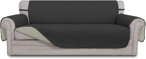 Vista 54 de Easy-Going - Funda reversible para sofá, resistente al agua, con varillas de espuma y correas elásticas, protector de muebles para mascotas y perros