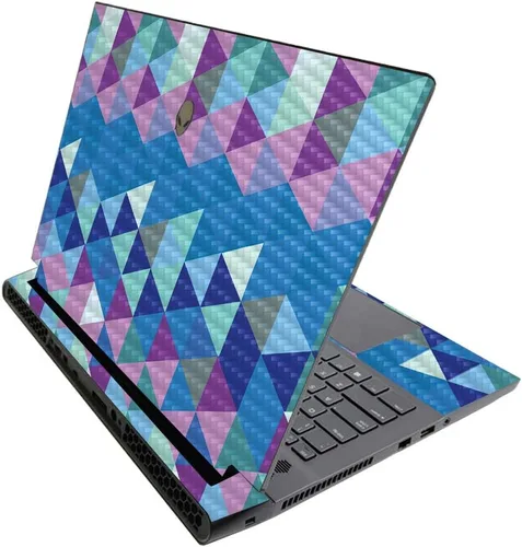 Vista 370 de MightySkins - Skin brillante con purpurina para Alienware M17 R3 (2020) y M17 R4 (2021) - Diversión de los años 90 Acabado duradero con purpurina