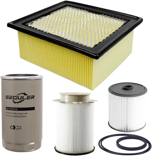 Vista 12 de Kit de filtro diésel de 6.7 L - 68197867AA 68157291AA Filtro de combustible 5083285AA Aceite 53034051AB Filtro de aire Compatible con motores diésel