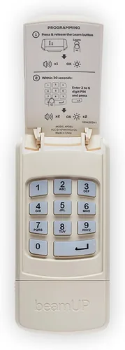 Vista 8 de beamUP Transmisor remoto universal para puerta de garaje, control remoto de puerta de garaje de 4 botones para operar 4 puertas de garaje separadas