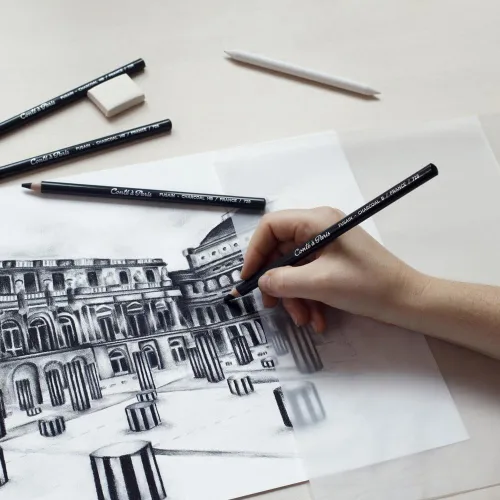 Vista 2 de Conté à Paris Juego de lápices de dibujo de 6