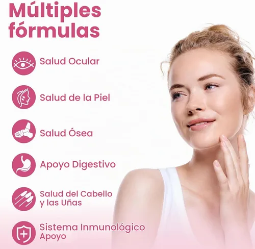 Vista 2 de Sambugra Multivitamínico liposomal para mujeres de 1400 mg – Suplementos diarios de vitaminas para mujer con hierro, vitamina A, C, D, E y B