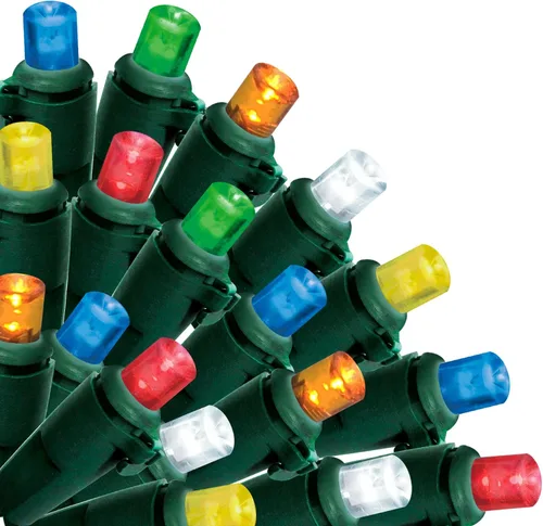 Vista 12 de Brite Star Mini luces LED micro de 50 litros, verde, cable verde