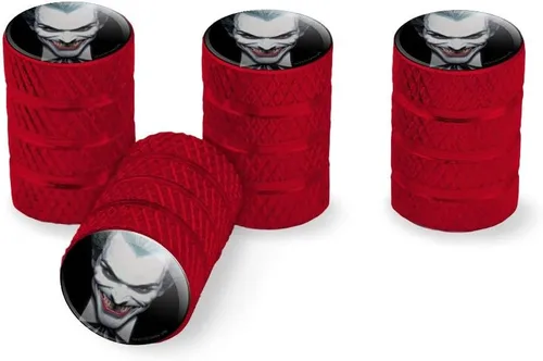 Vista 9 de GRAPHICS & MORE Batman Alex Ross Joker Head - Tapones de válvula de aluminio