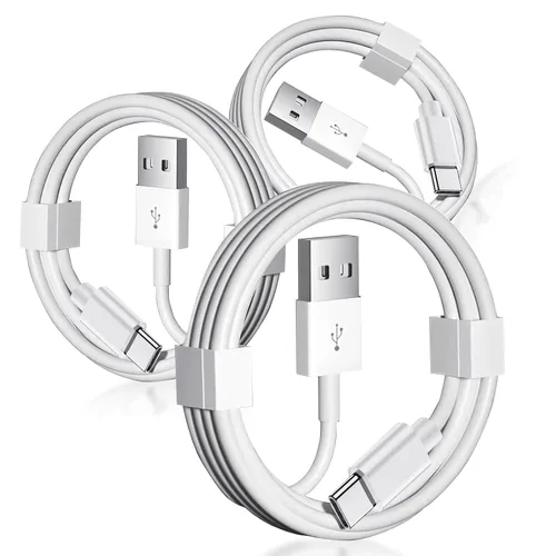 Vista 7 de Paquete de 2 cables Carplay para automóvil, Android Auto, cargador rápido de navegación y cable de datos para iPhone 17 Air/15/16 16e 15 USB A a USB