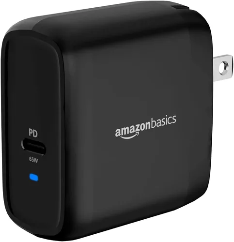 Vista 8 de Amazon Basics Cargador de pared USB-C GaN de 30W de un puerto con Power Delivery PD para tabletas y teléfonos
