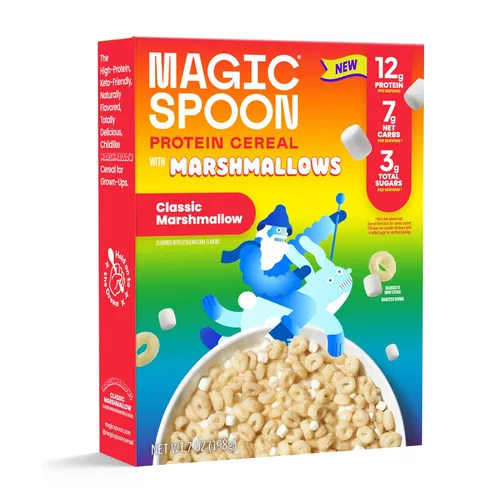 Vista 20 de Cereal Magic Spoon - Cereales Altos en Proteínas - Snacks Sin Azúcar y Comida para el Desayuno - Cereal Sin Granos y Sin Gluten - Snacks Saludables
