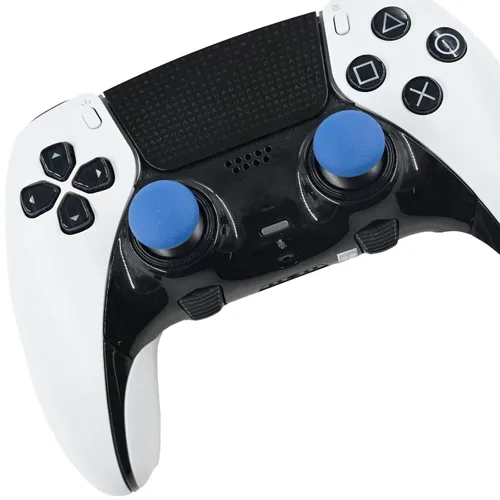 Vista 6 de Paletas de repuesto 6 en 1 para controlador PS5 Dualsense, palancas para controlador de borde PS5, piezas de accesorios para PS5 Dualsense Edge Azul