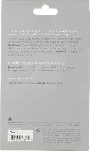 Vista 2 de GoPro Lentes protectoras de repuesto MAX - Accesorio oficial de GoPro