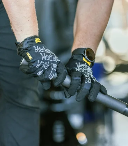 Vista 6 de Mechanix Wear Guantes de trabajo originales - Guantes de trabajo multiusos para exteriores - Ajuste seguro - Duraderos y lavables a máquina
